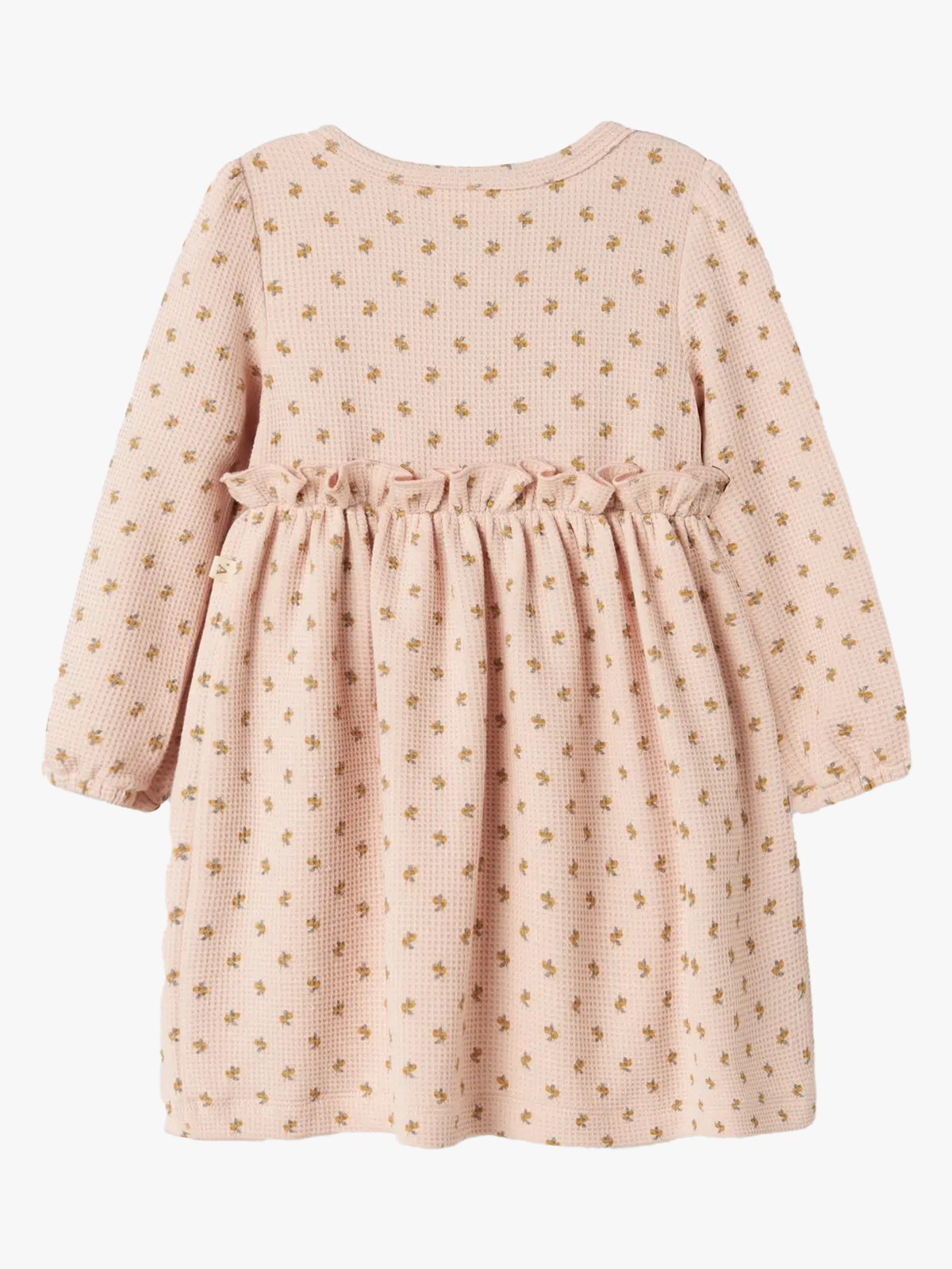 Lil- Atelier Desma Long Sleeve Body Dress Peach Whip