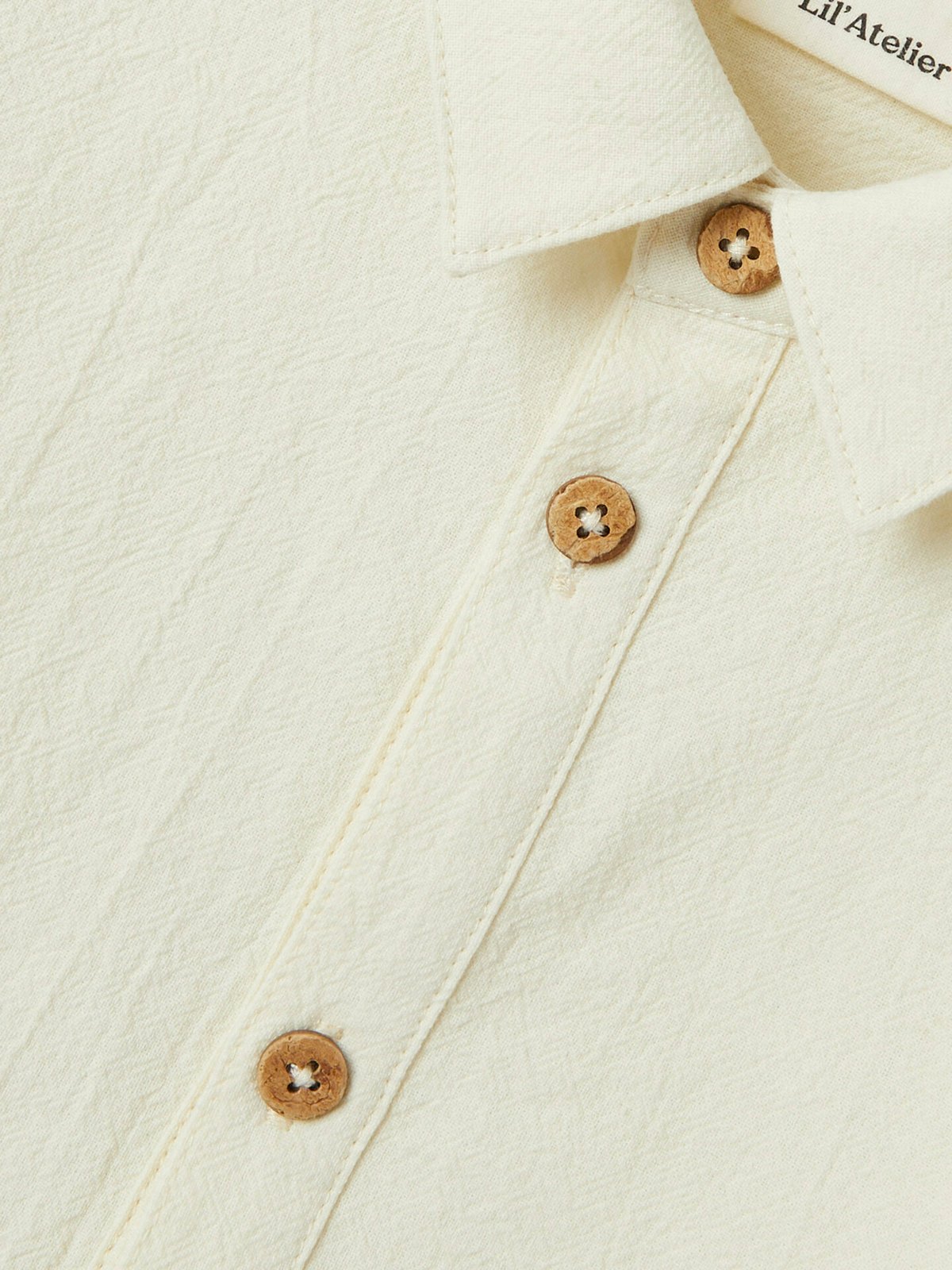 Lil- Atelier Hadam Long Sleeve Loose Shirt Turtledove