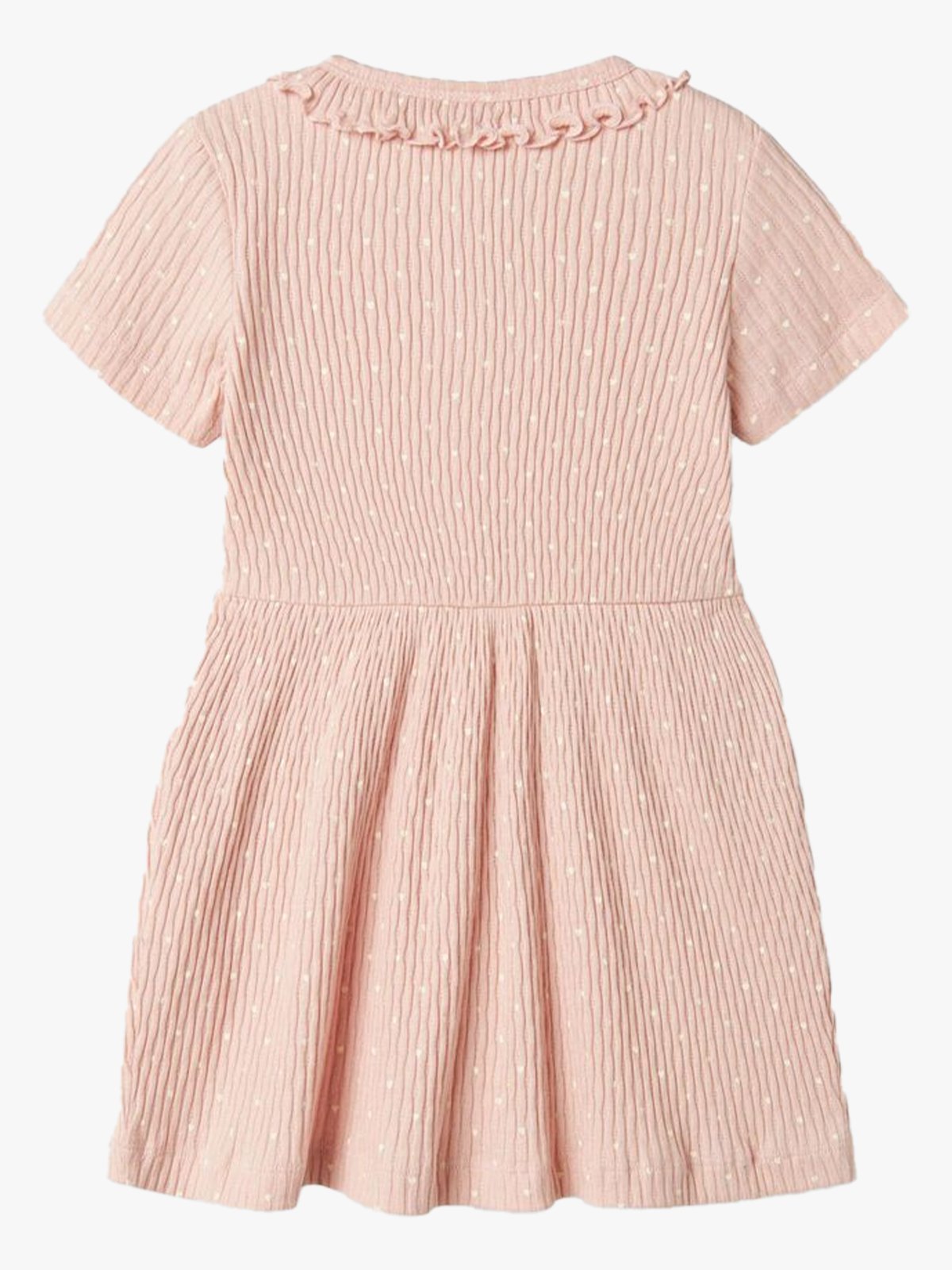 Lil- Atelier Fiducia Short Sleeve Dress Peach Whip