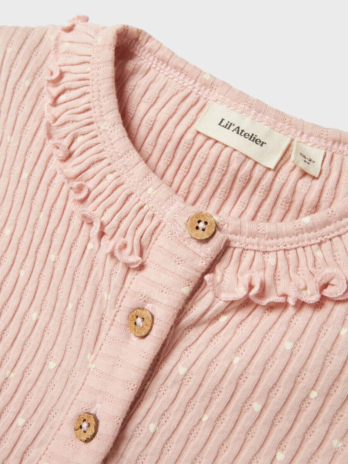 Lil- Atelier Fiducia Short Sleeve Dress Peach Whip