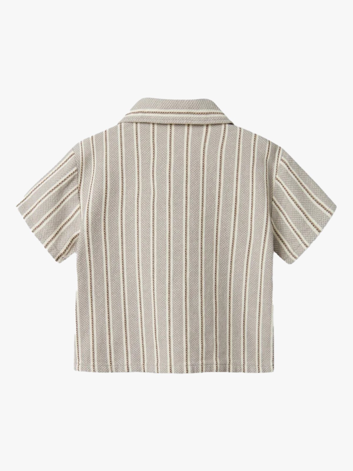 Lil- Atelier Frede Short Sleeve Loose Shirt Mourning Dove