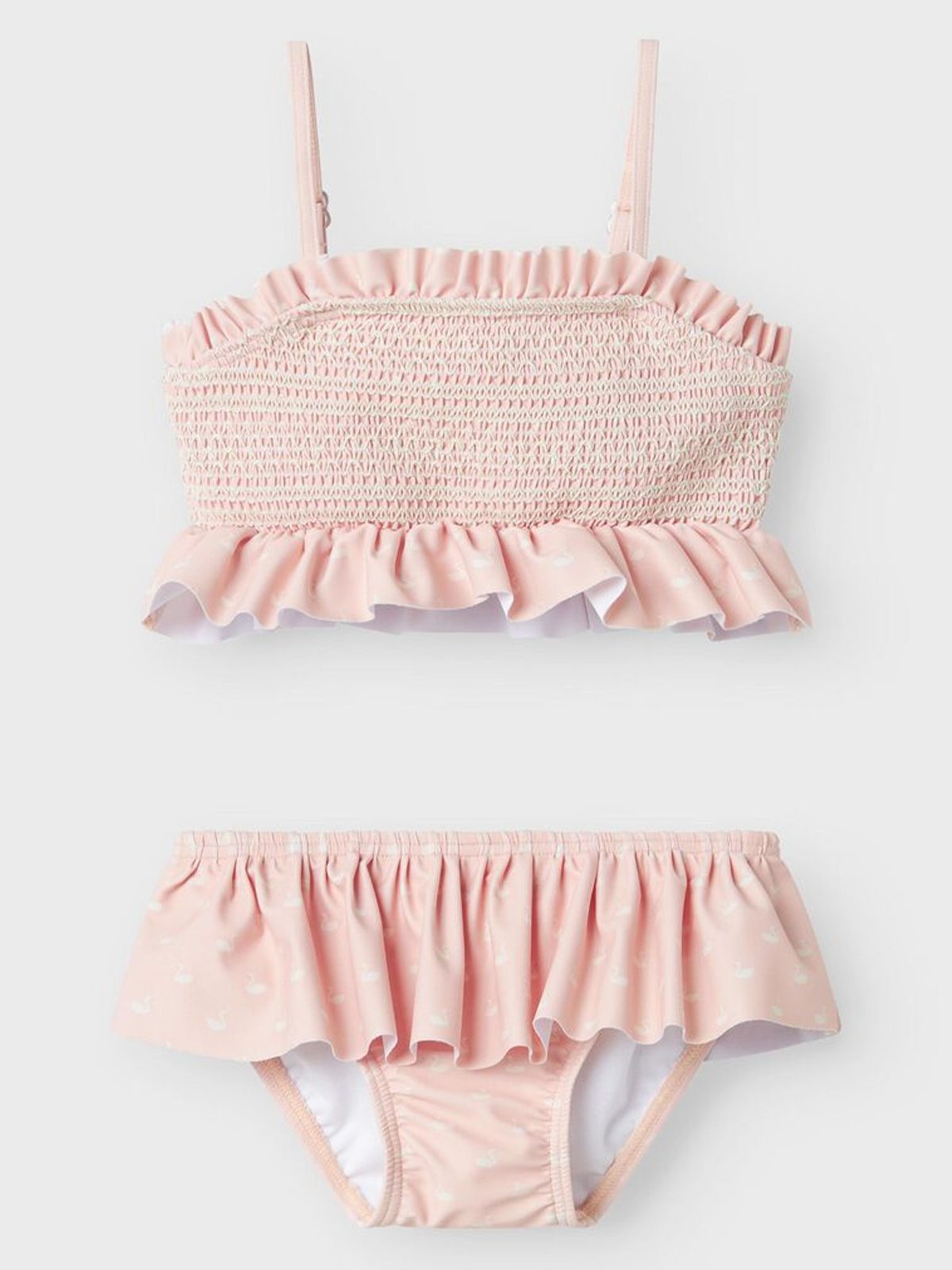Lil' Atelier Fiona Mar Swim Set Peach Whip
