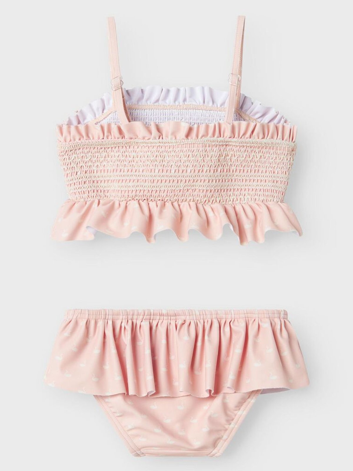 Lil' Atelier Fiona Mar Swim Set Peach Whip