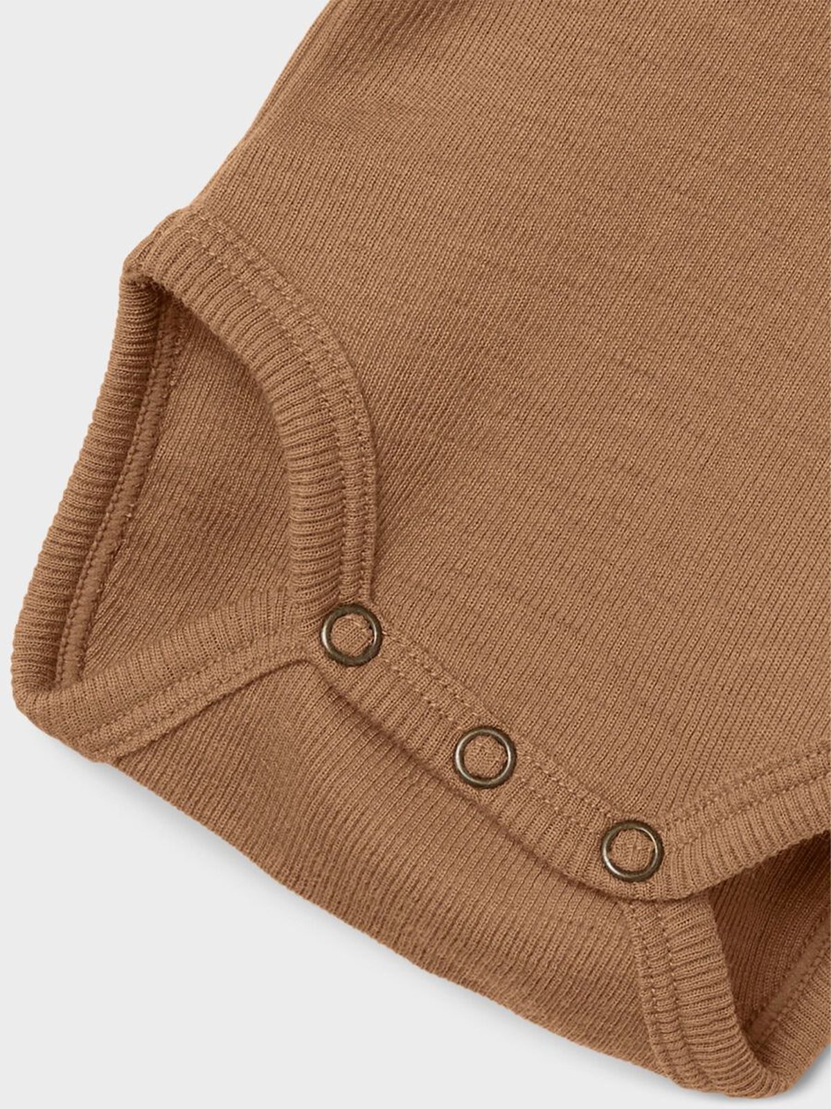 Lil- Atelier Noel Neb Long Sleeve Slim Wool Body Tigers Eye