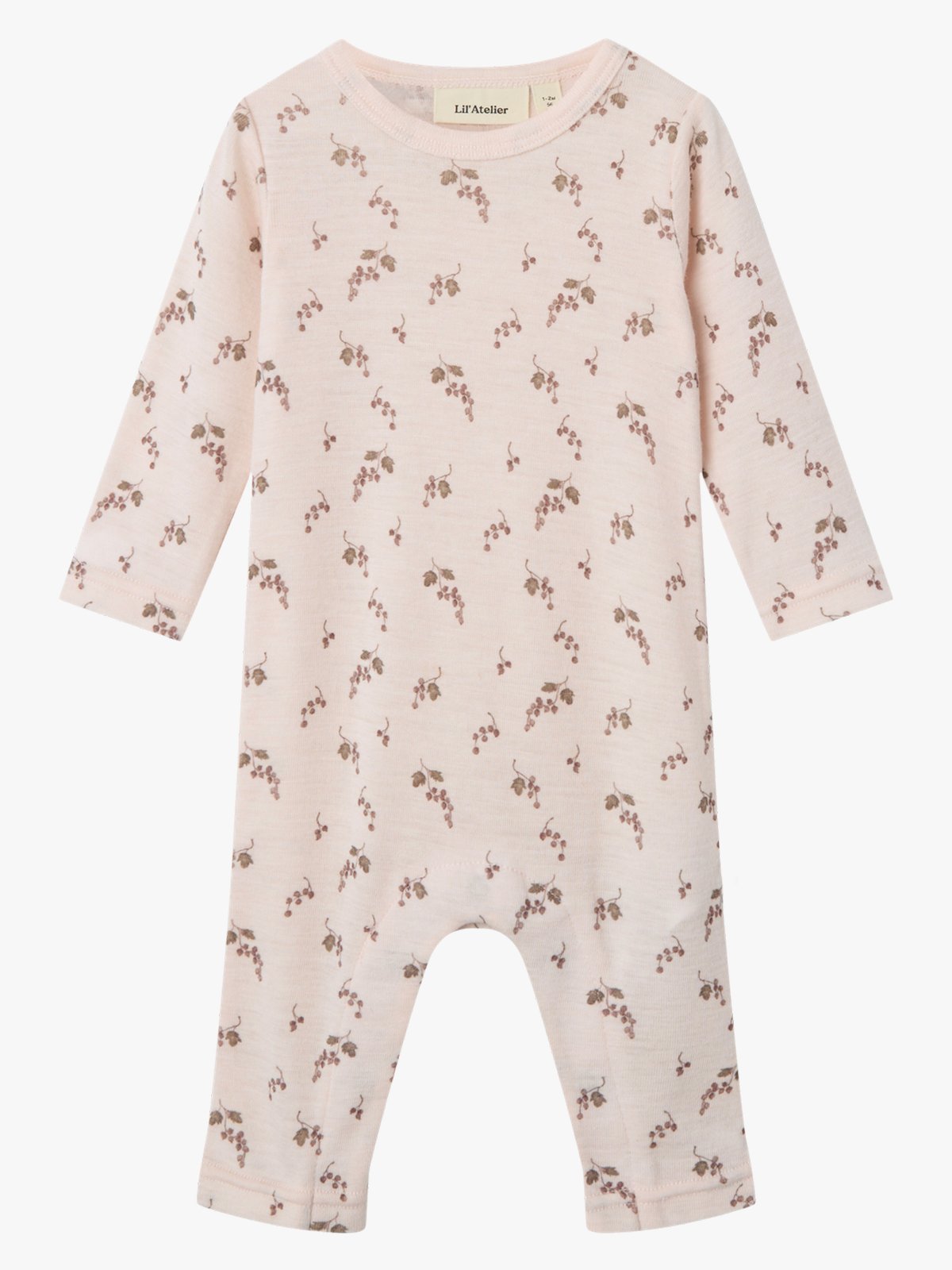 Lil- Atelier Noel Nia Wool Long Sleeve Slim Suit Morganite BERRY