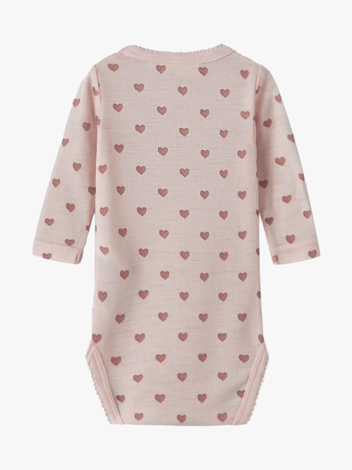 Lil' Atelier Noel Nia Wool Long Sleeve Slim Body Rosa
