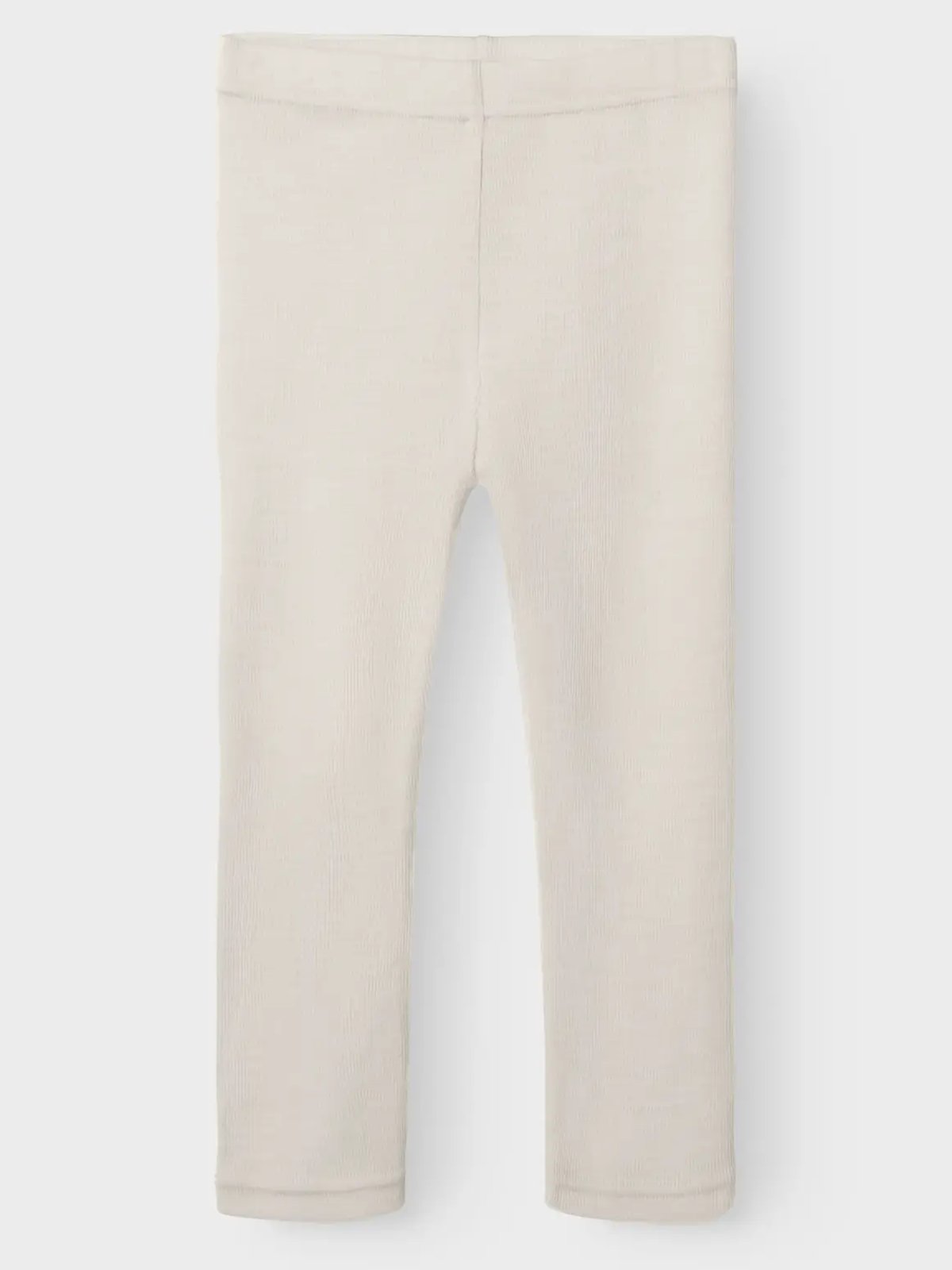 Lil- Atelier Nalu Rib Wo/Mo Slim Legging Turtledove Melange