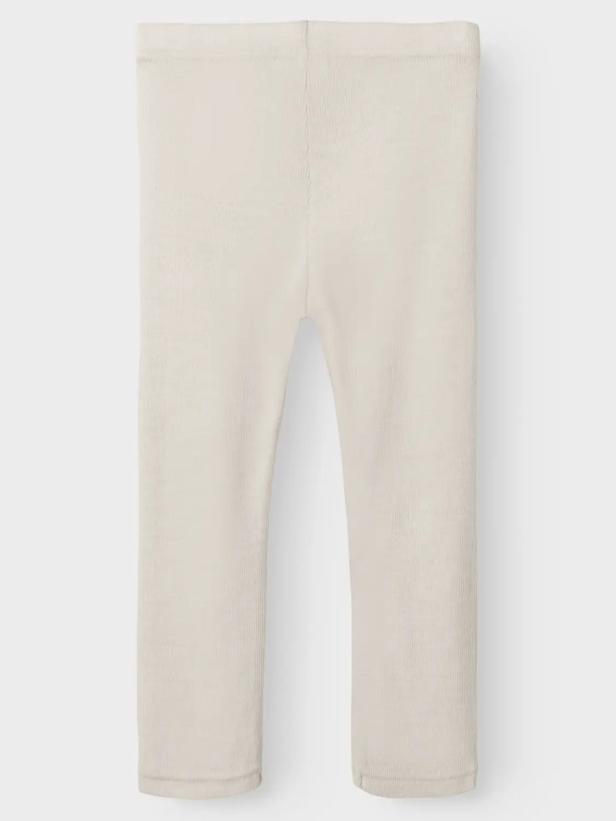 Lil- Atelier Nalu Rib Wo/Mo Slim Legging Turtledove Melange
