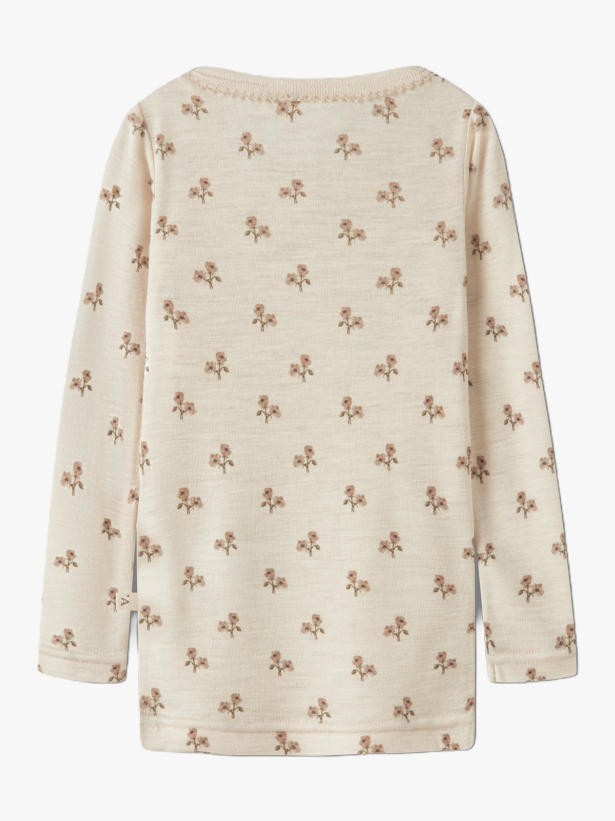 Lil- Atelier Nalu Wo/Mo Long Sleeve Slim Top Turteldove