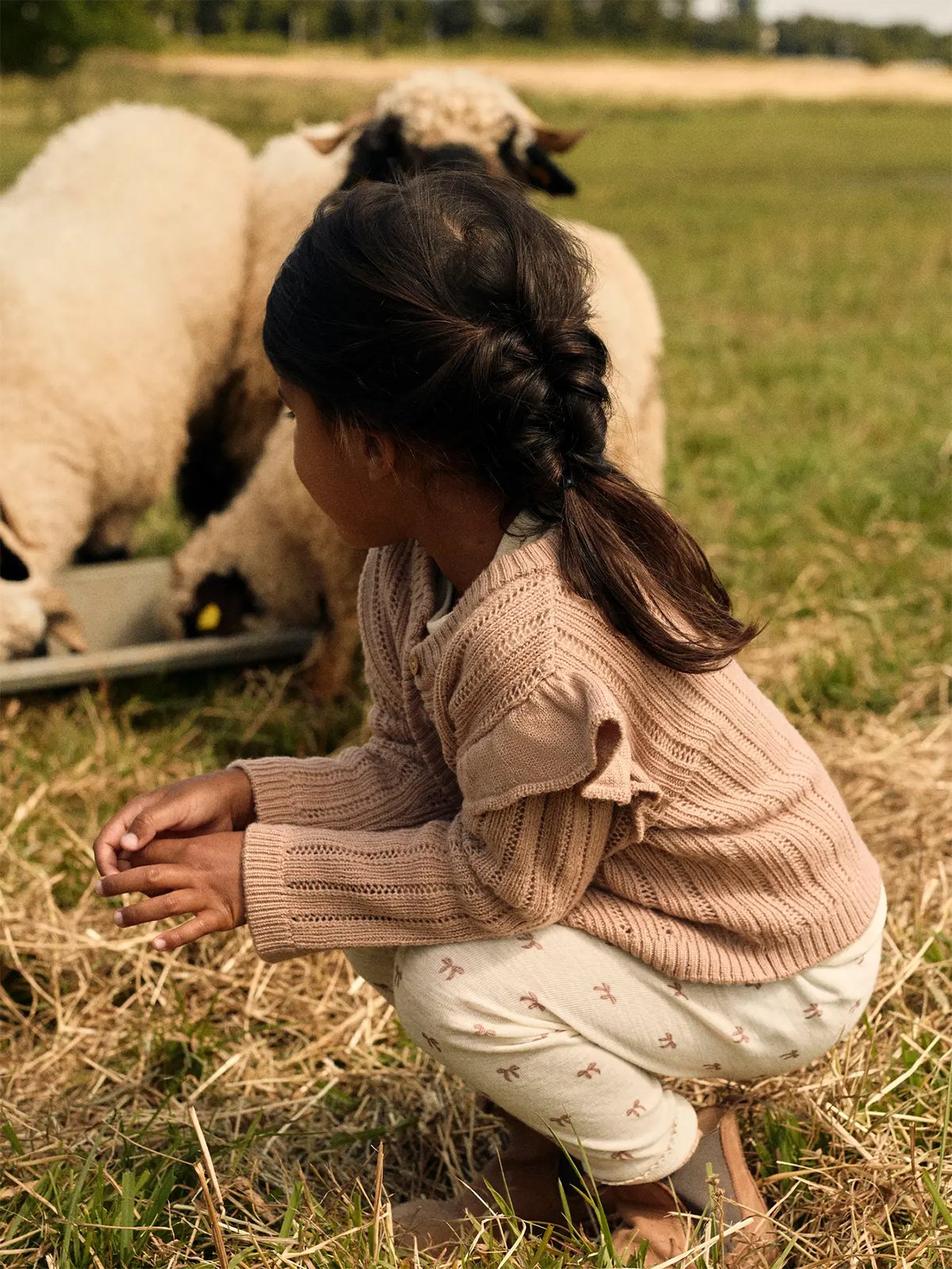 Lil- Atelier Nalu Wo/Mo Slim Legging Turtledove Melange