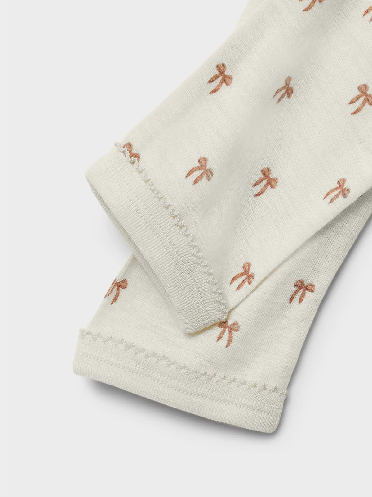 Lil- Atelier Nalu Wo/Mo Slim Legging Turtledove Melange