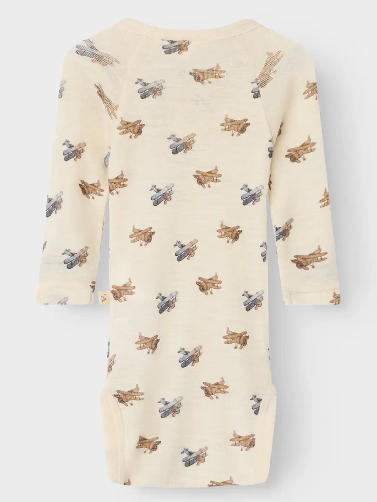 Lil- Atelier Nalu Wo/Mo Long Sleeve Slim Body Turtledove MELANGE