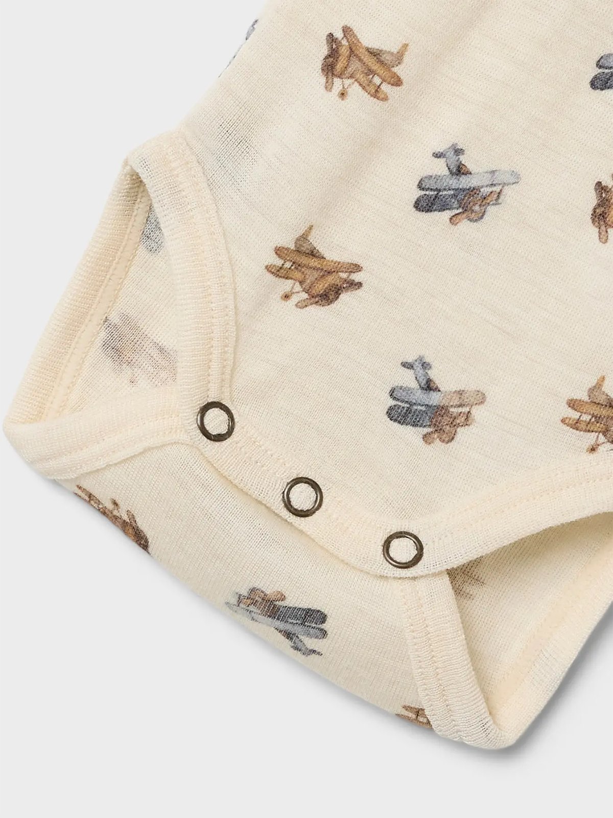 Lil- Atelier Nalu Wo/Mo Long Sleeve Slim Body Turtledove MELANGE