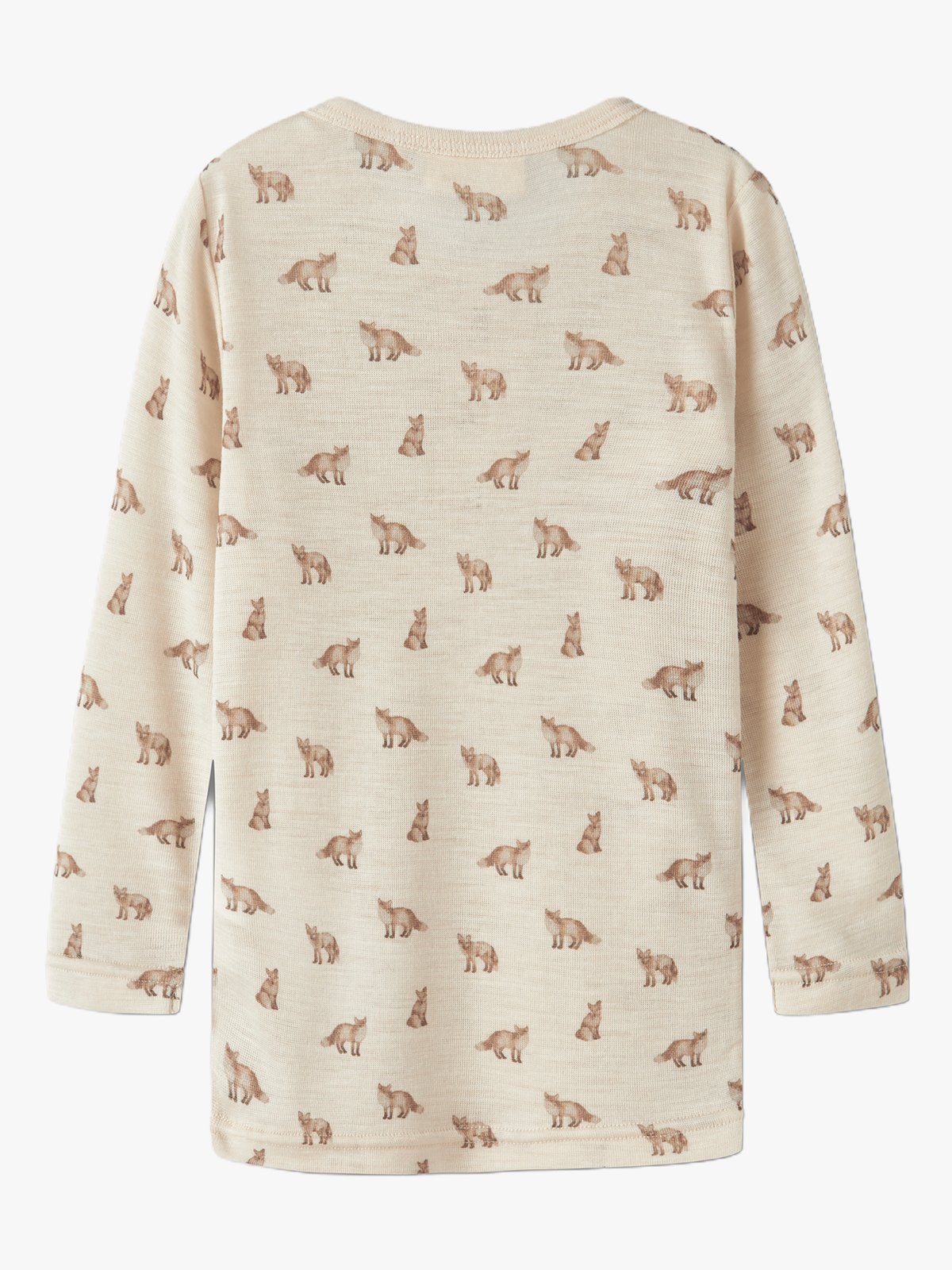 Lil- Atelier Nalu Wo/Mo Long Sleeve Slim Top Turteldove