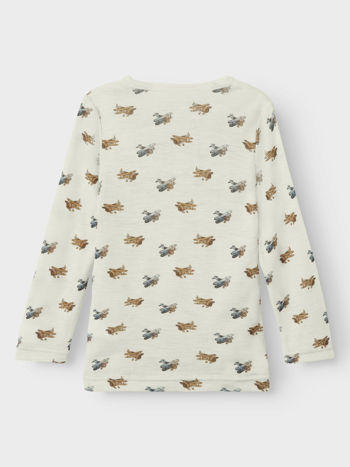 Lil- Atelier Nalu Wo/Mo Long Sleeve Slim Top Turtledove