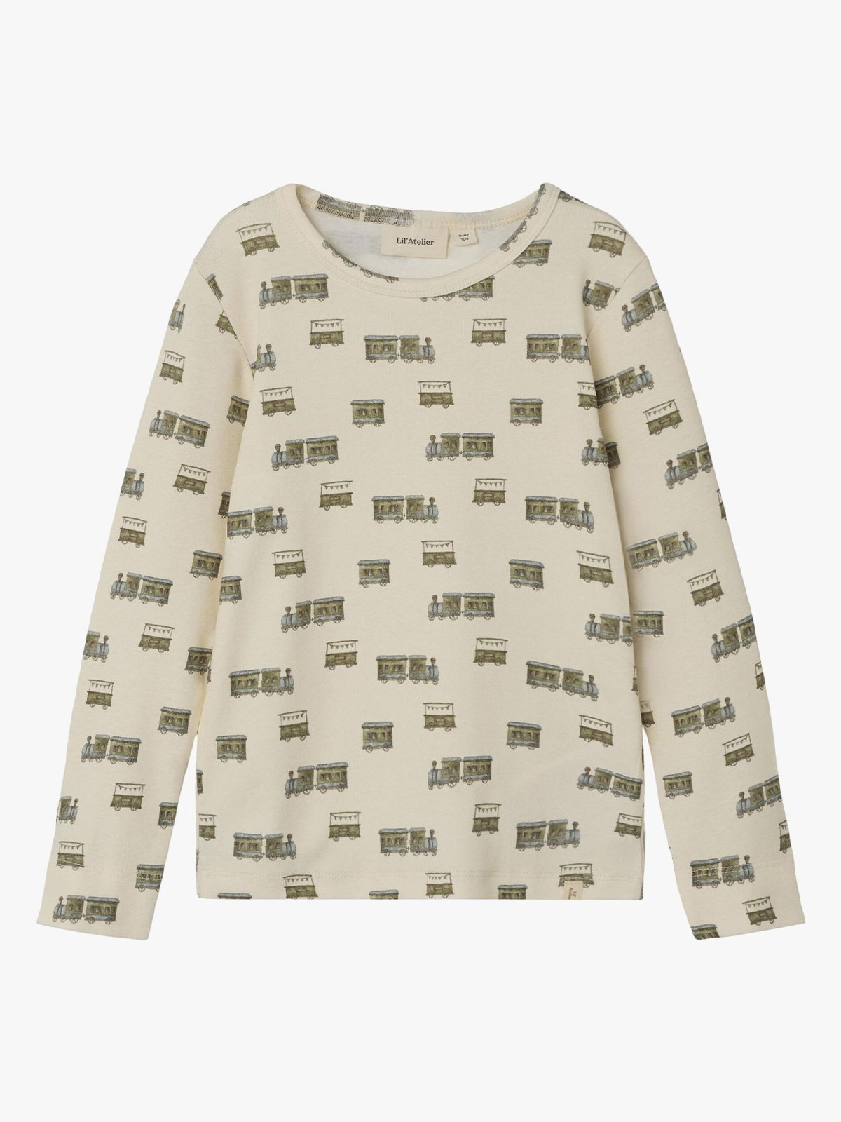 Lil- Atelier Gayo Long Sleeve Slim Top Turtledove