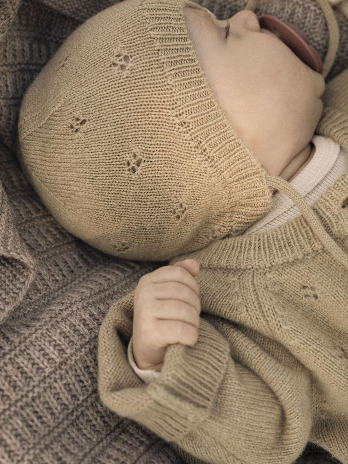 Lil- Atelier Nalio Knit Hat Safari