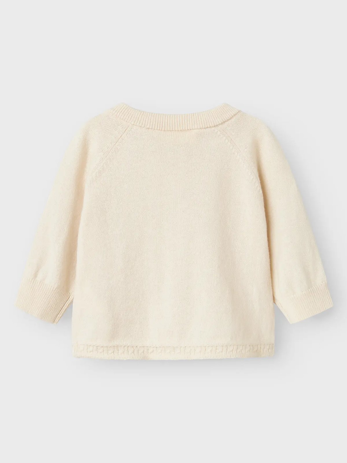 Lil- Atelier Nord Long Sleeve Knit Cardigan Turtledove MELANGE