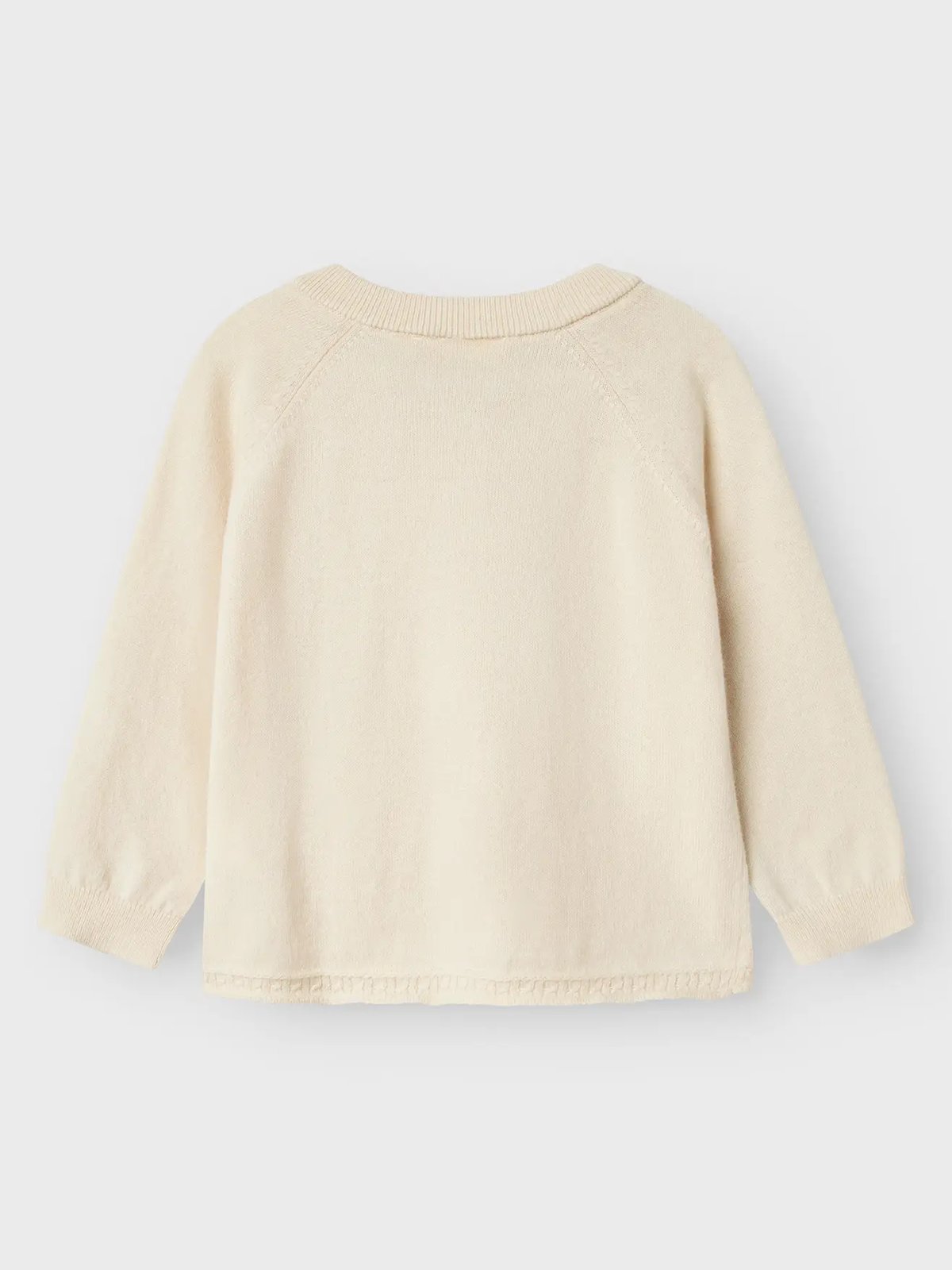 Lil- Atelier Nord Long Sleeve Knit Cardigan Turtledove MELANGE