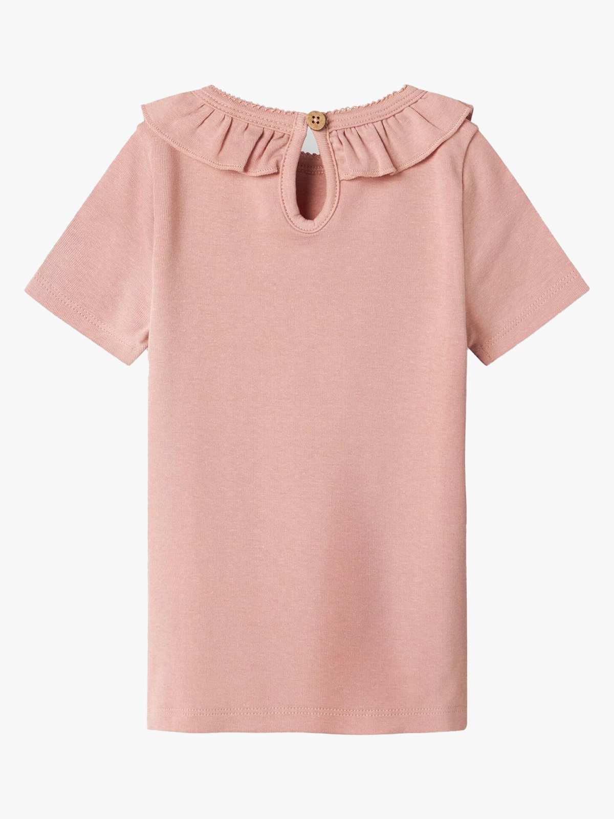 Lil- Atelier Lalo Tan Short Sleeve Slim Top Misty Rose