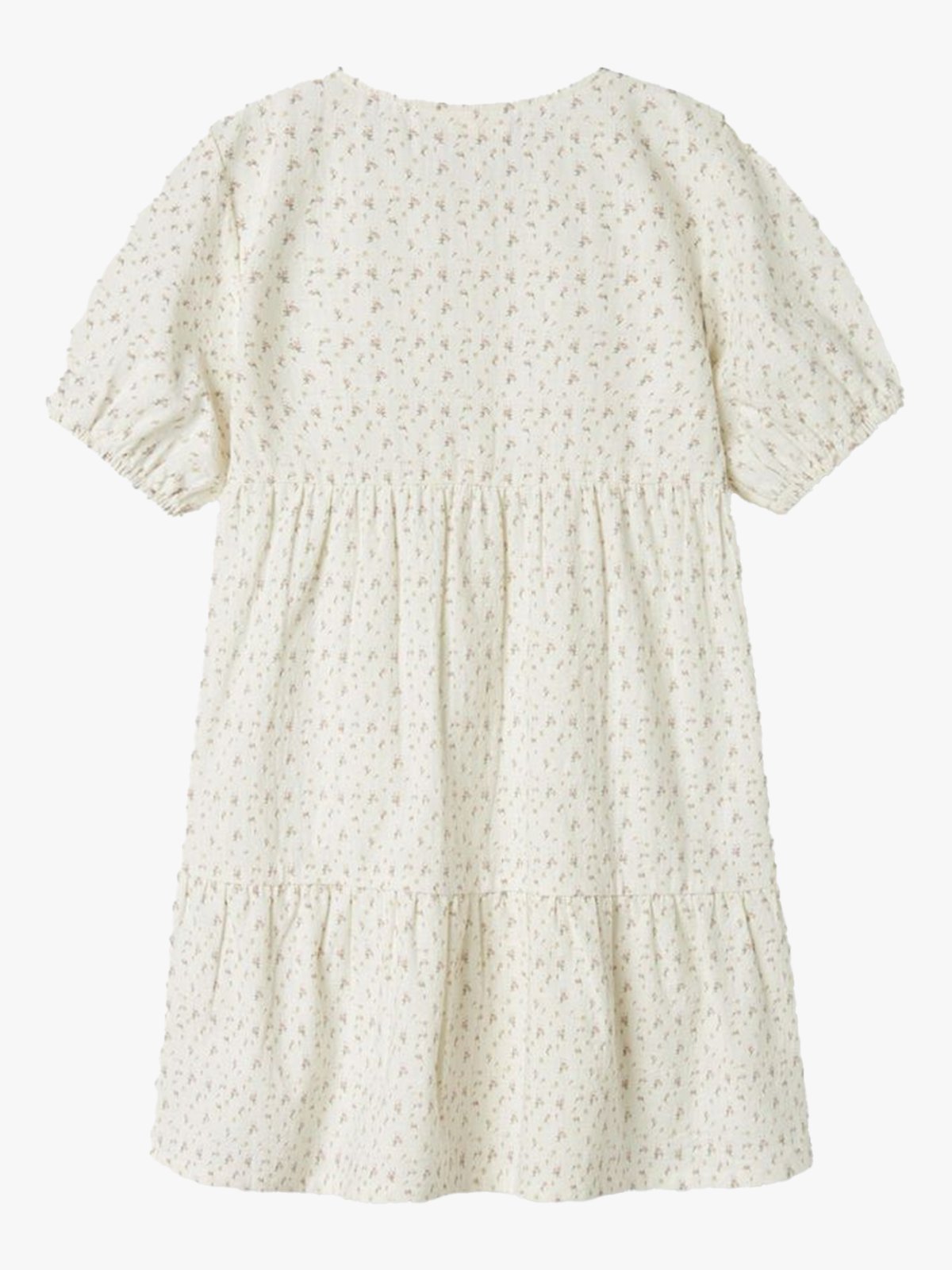 Lil- Atelier Hailey Short Sleeve Loose Dress Coconut Milk
