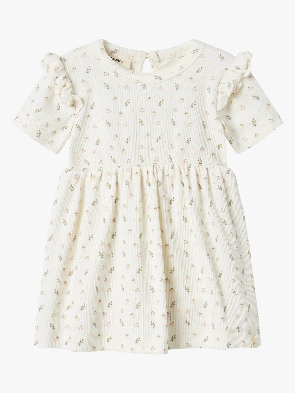 Lil- Atelier Gago Kef Short Sleeve Body Dress Coconut Milk