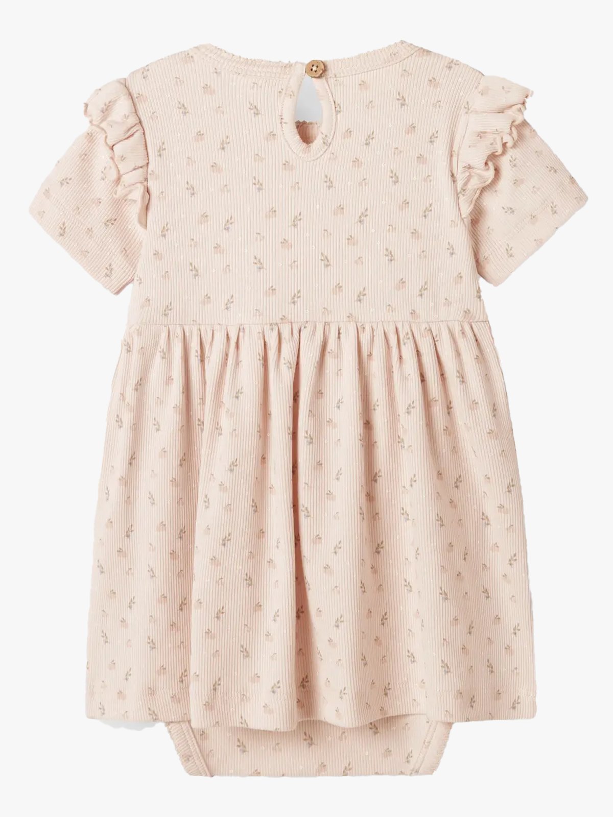 Lil' Atelier Gago Kef Short Sleeve Body Dress Peach Blush