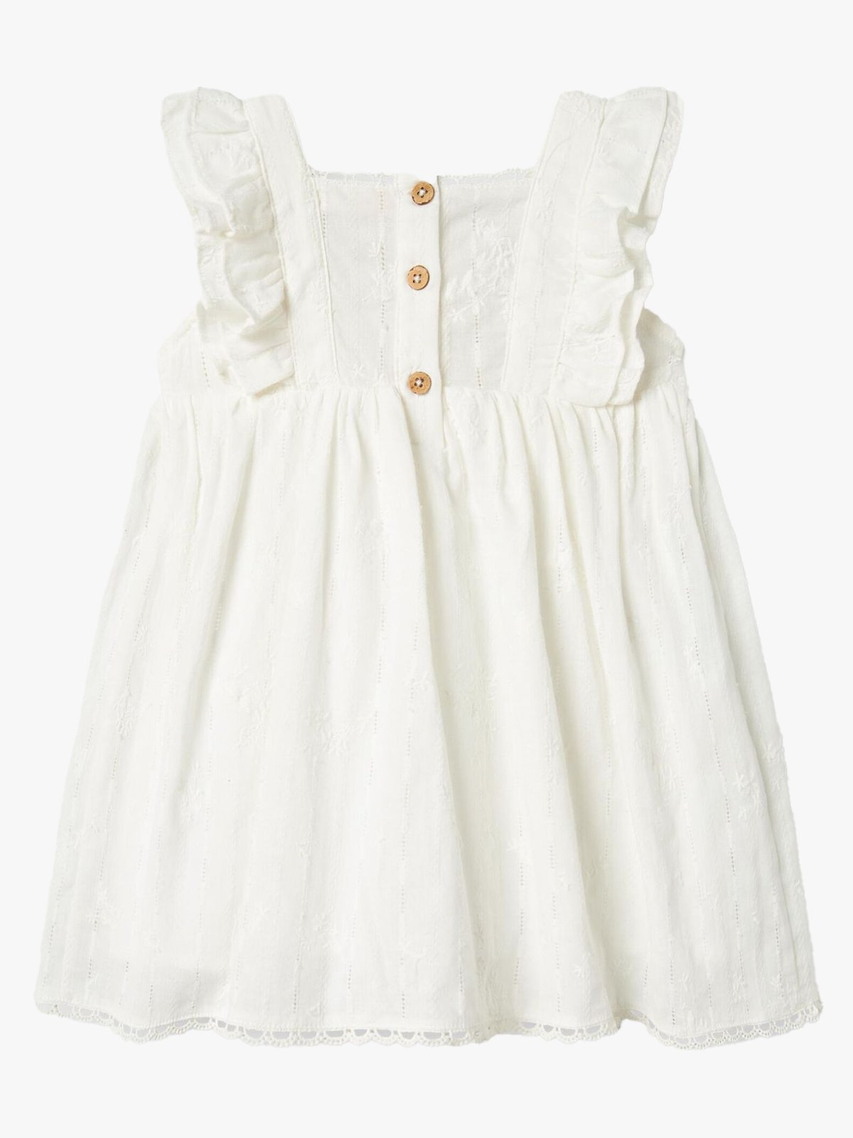 Lil- Atelier Fiola Sl Dress Coconut Milk