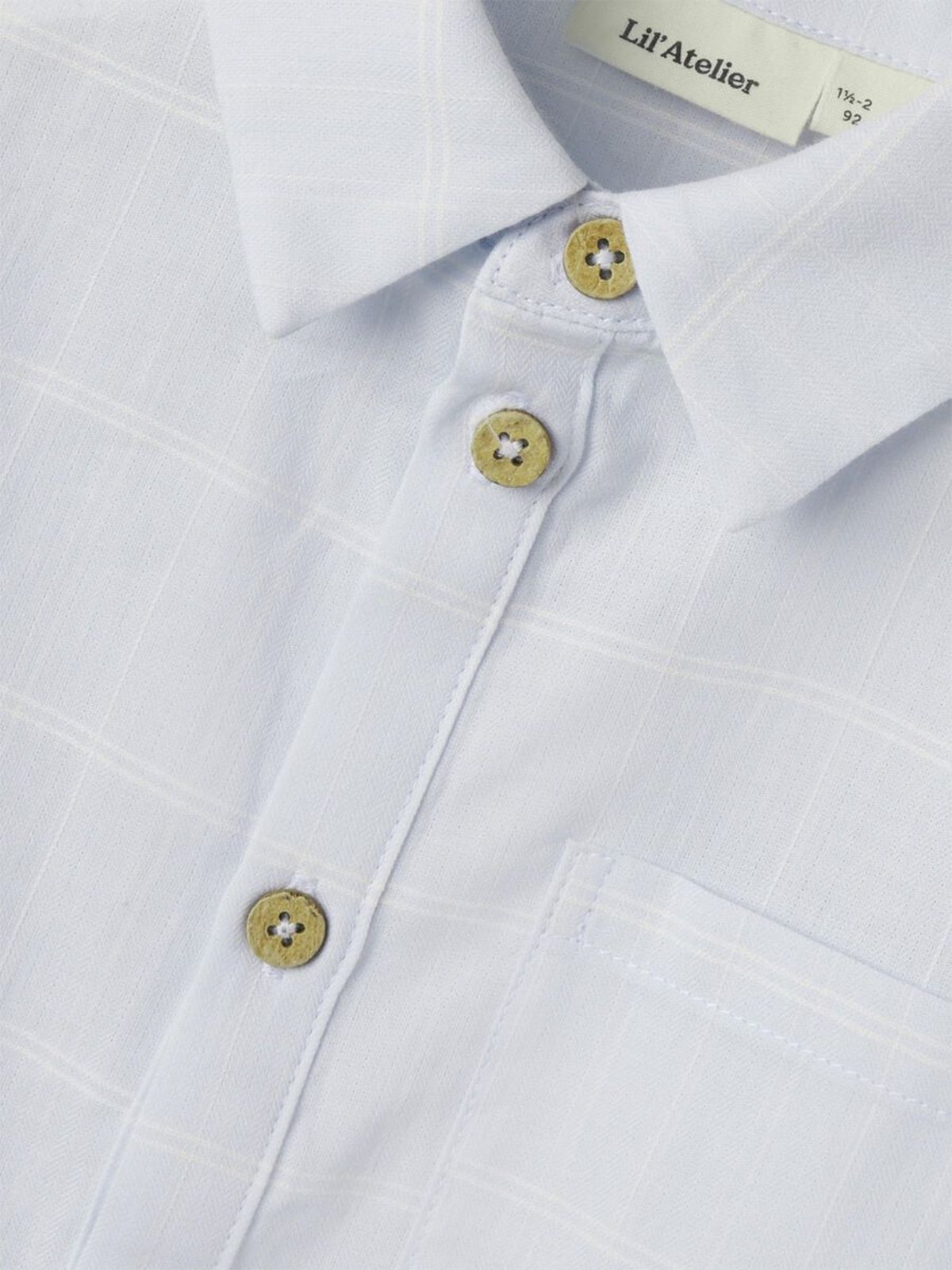 Lil- Atelier Frido Short Sleeve Loose Shirt Ancient Water