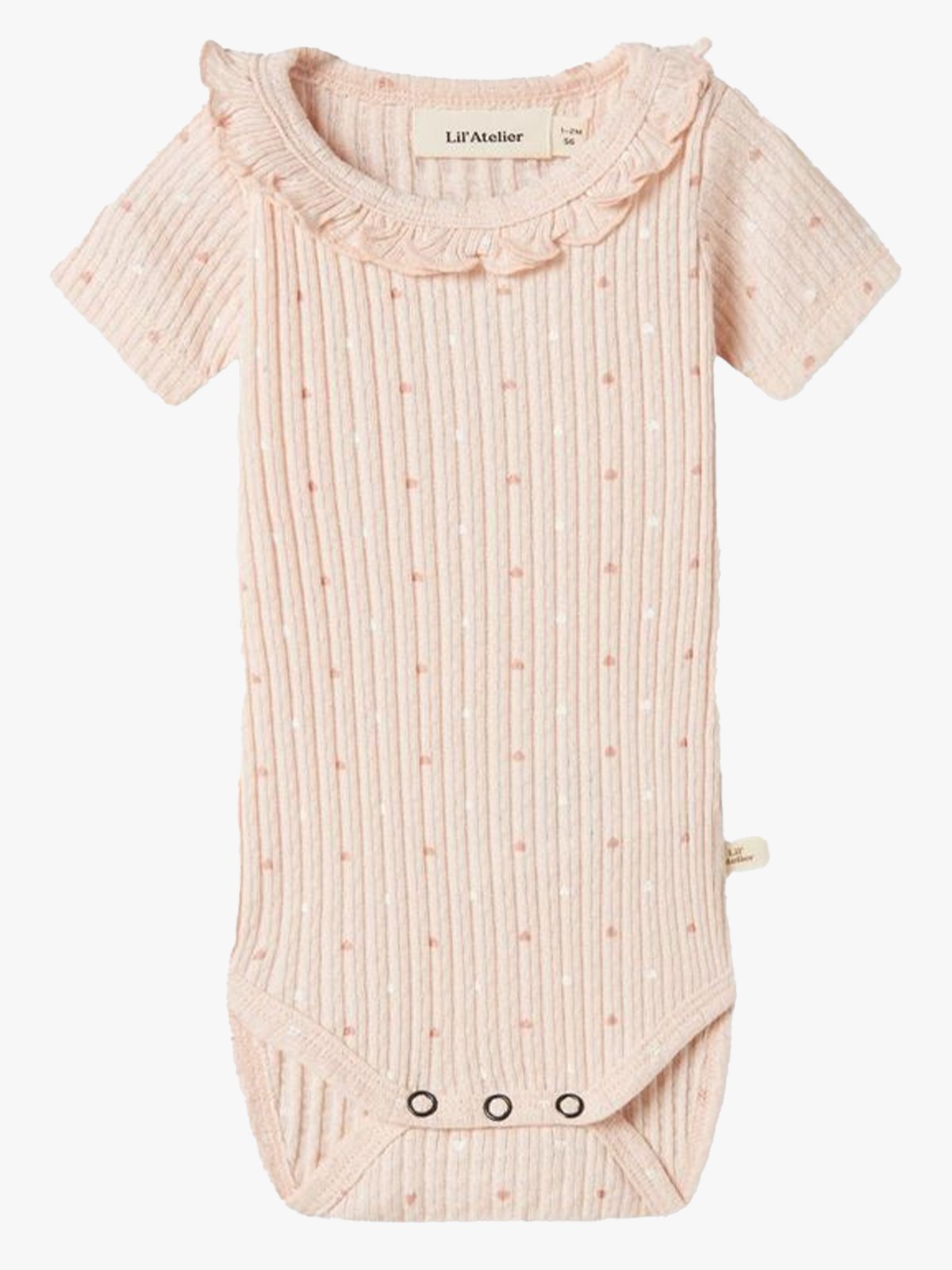 Lil- Atelier Hulla Hua Short Sleeve Slim Body Peach Blush