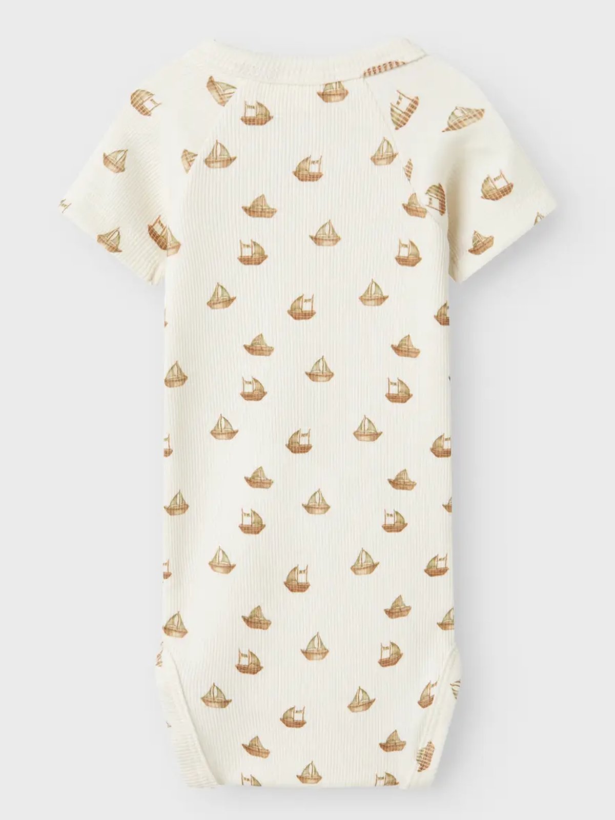 Lil- Atelier Lavo Eni Short Sleeve Slim Body Coconut Milk BOAT