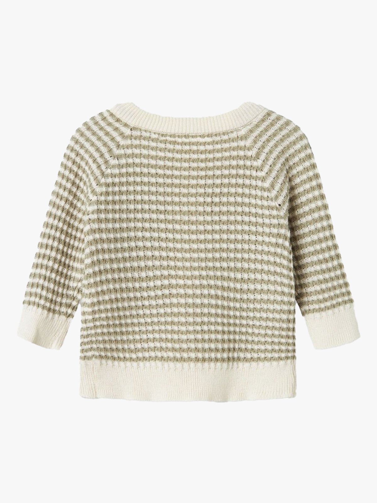 Lil- Atelier Halma Long Sleeve Knit Cardigan Seagrass