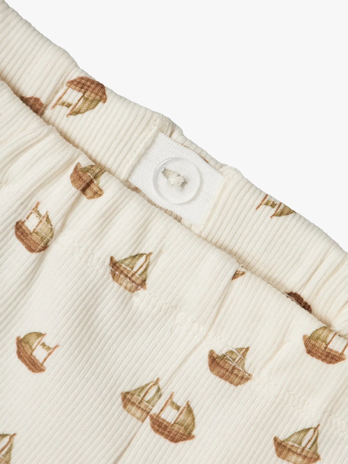 Lil' Atelier Lavo Eko Loose Pant Coconut Milk Boat