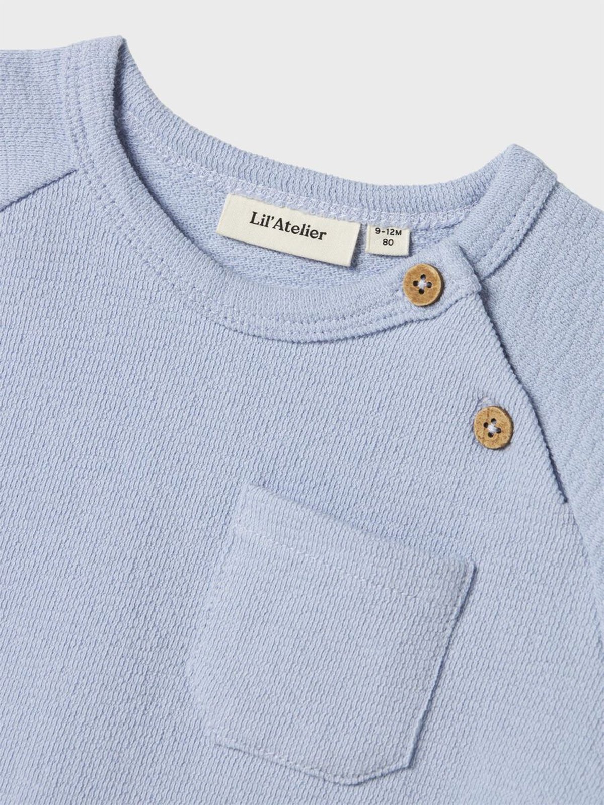 Lil- Atelier Jollo Short Sleeve Sweat Zen Blue