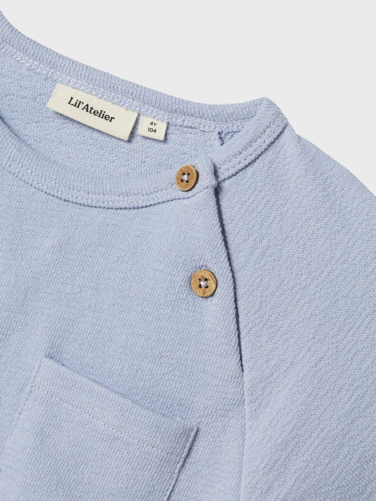 Lil- Atelier Jollo Short Sleeve Sweat Zen Blue