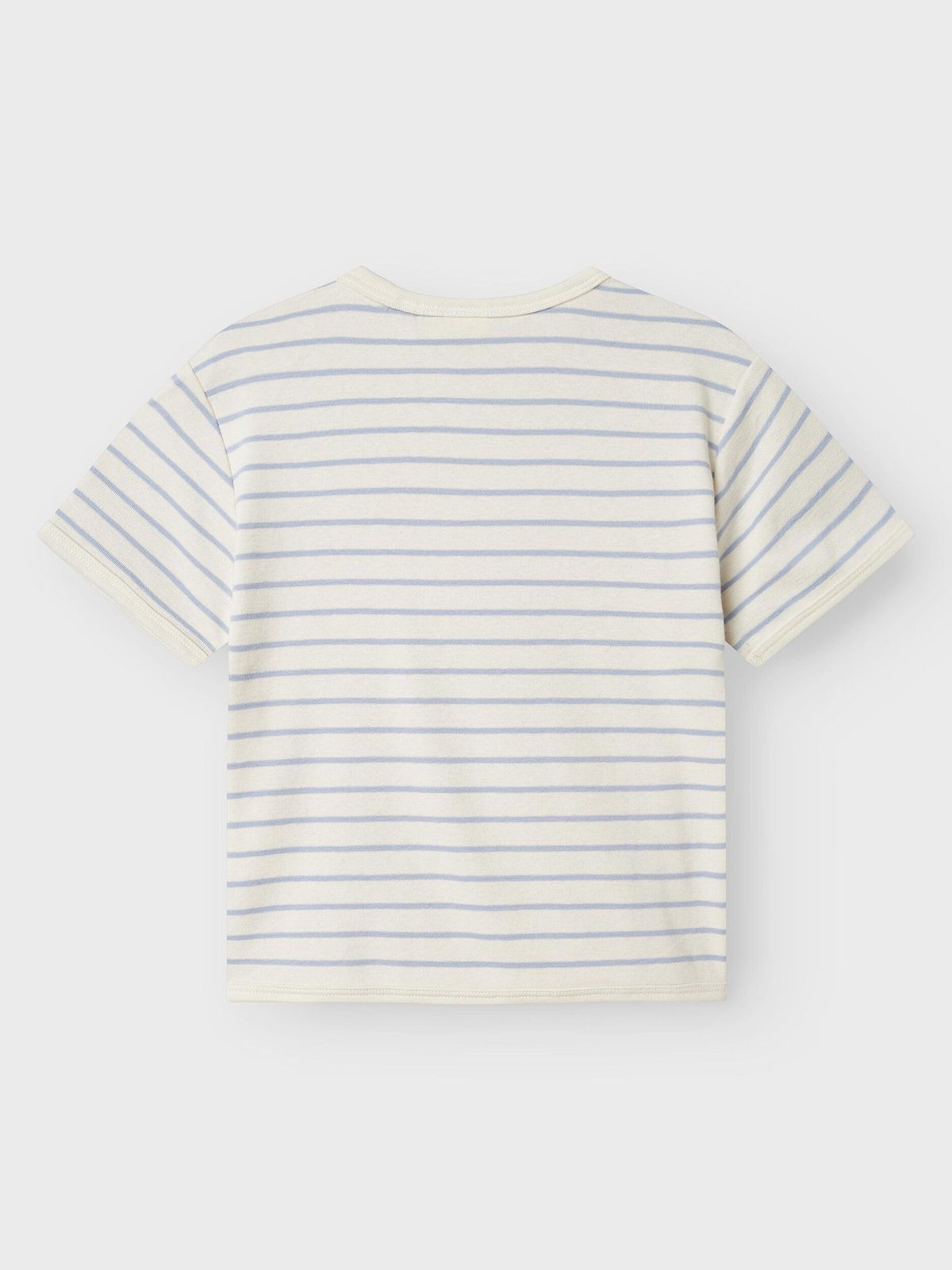 Lil- Atelier Geo Anm Short Sleeve Loose Top Zen Blue