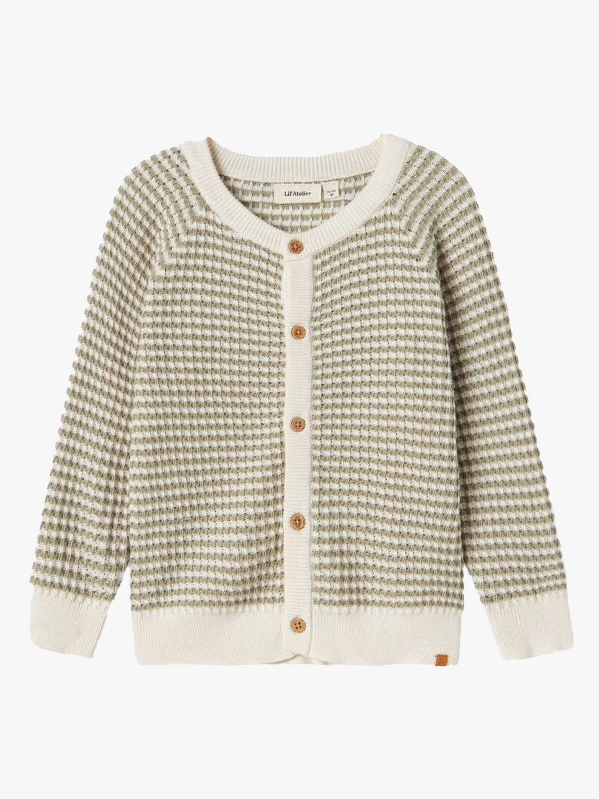 Lil- Atelier Halma Long Sleeve Knit Card Seagrass