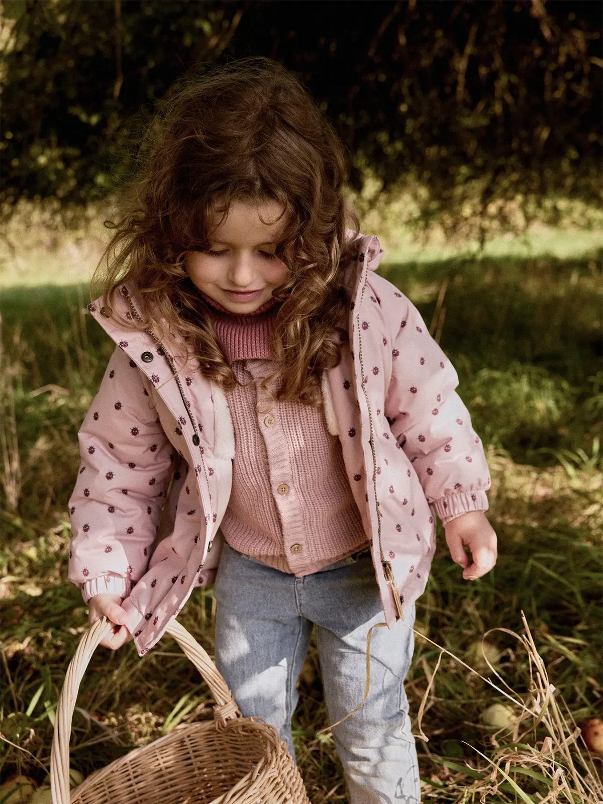 Lil- Atelier Lasnow05 Jacket All Over Print Misty Rose