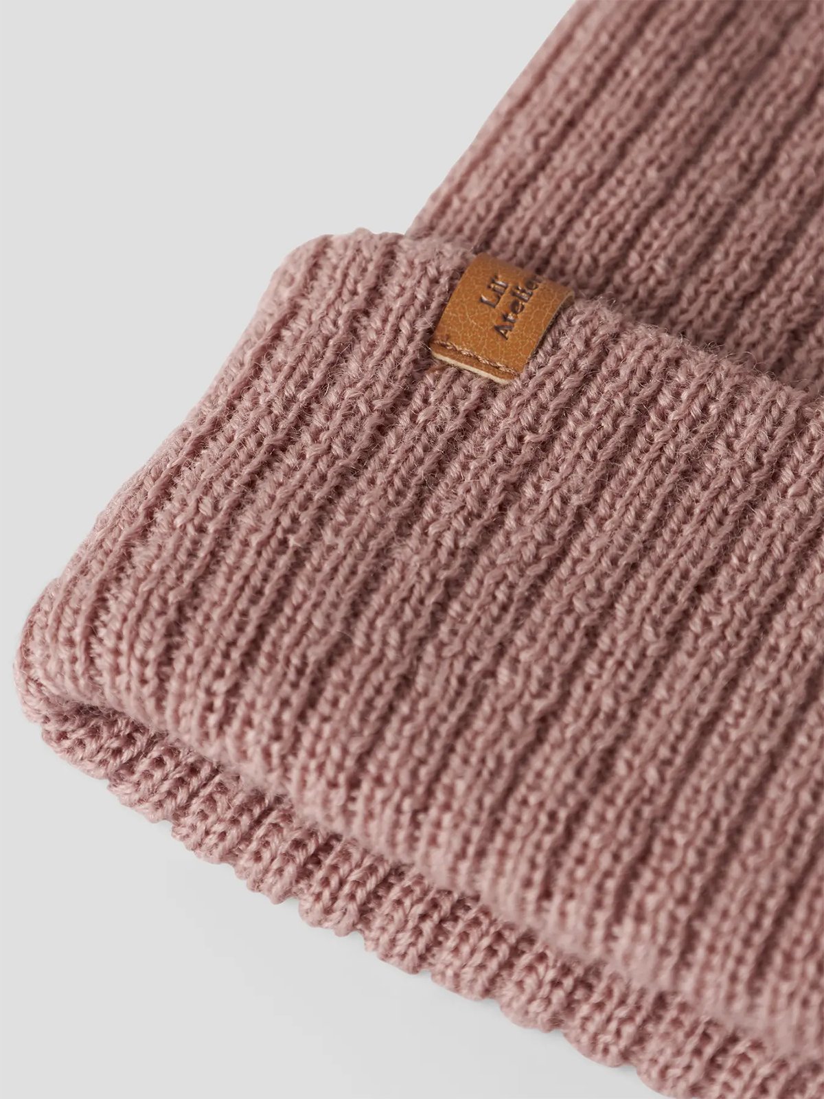 Lil- Atelier Nanson Knit Hat1 Misty Rose
