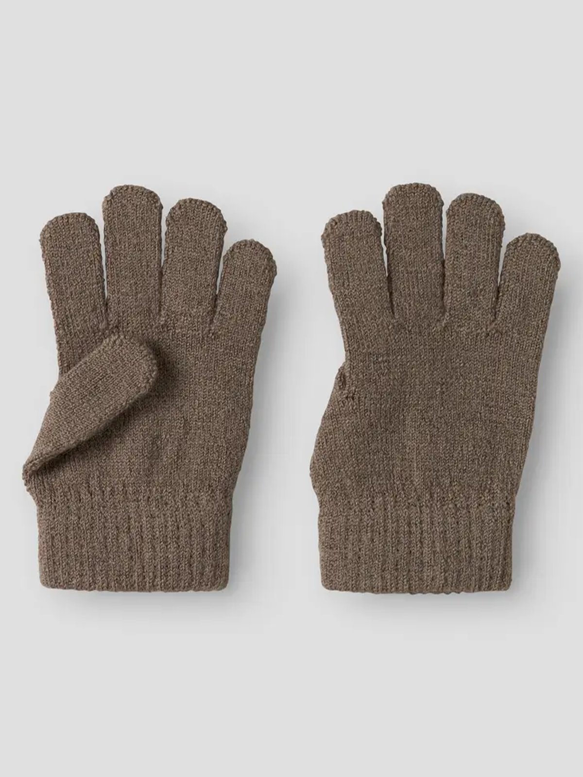 Lil- Atelier Nanson Knit Gloves1 Shitake