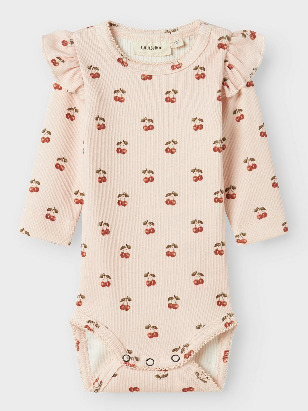 Lil- Atelier Lavo Eve Long Sleeve Slim Body Silver peony