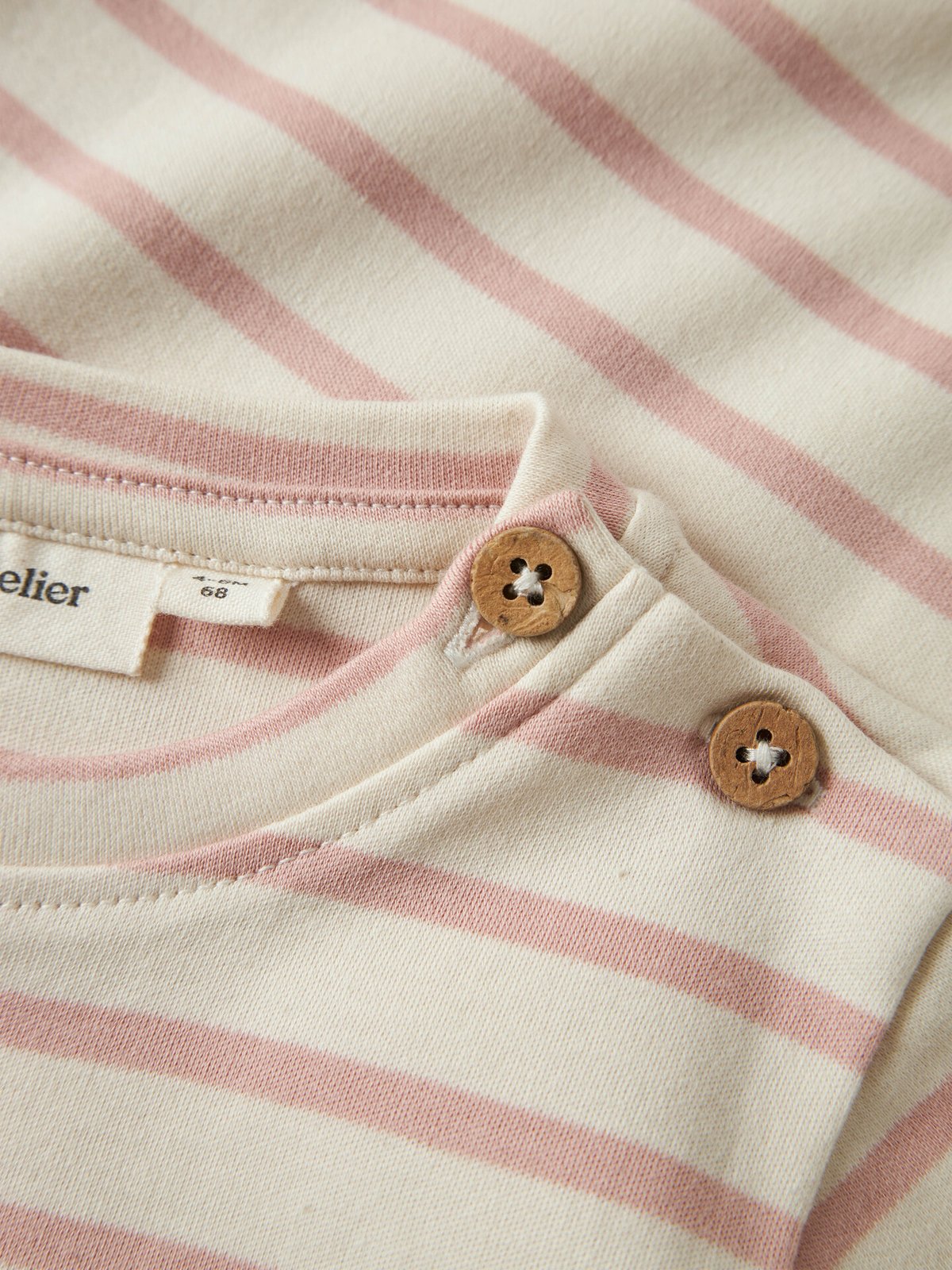 Lil- Atelier Limia Long Sleeve Body Turtledove / Misty Rose