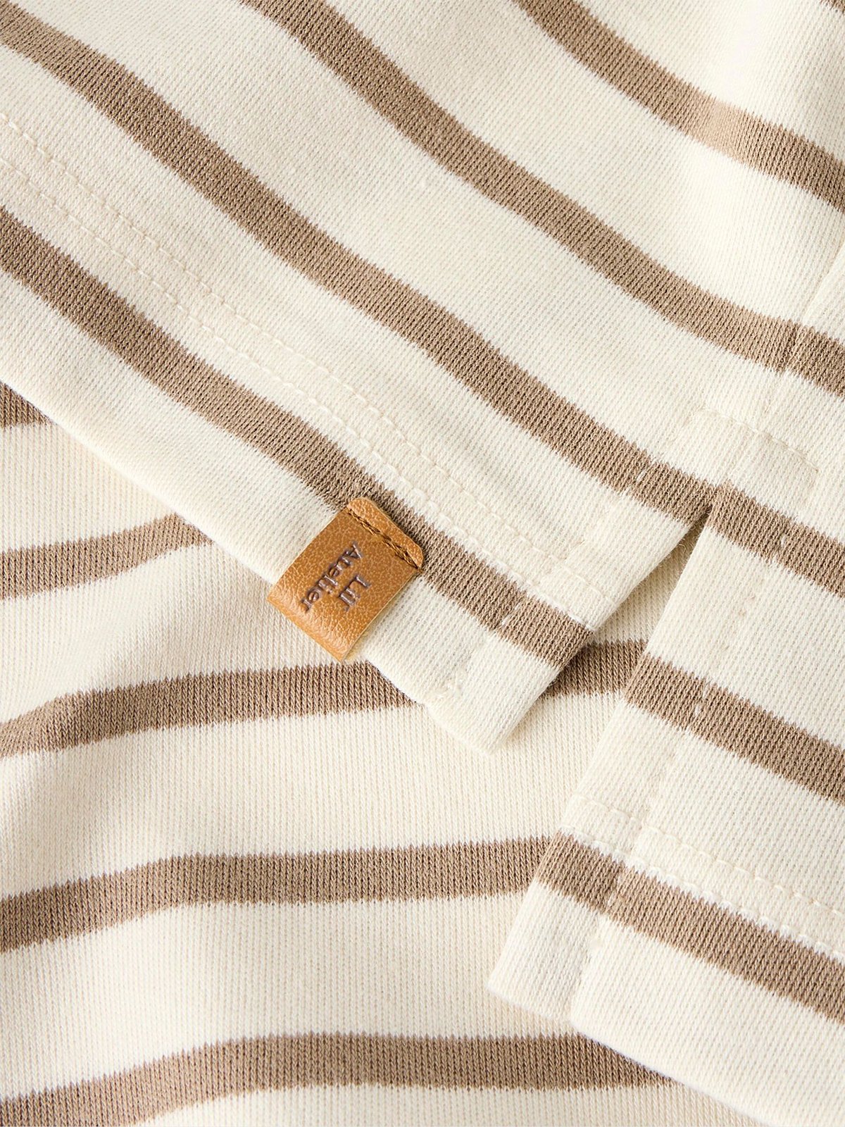 Lil- Atelier Limia Long Sleeve Loose Top Turtledove SEPIA TINT