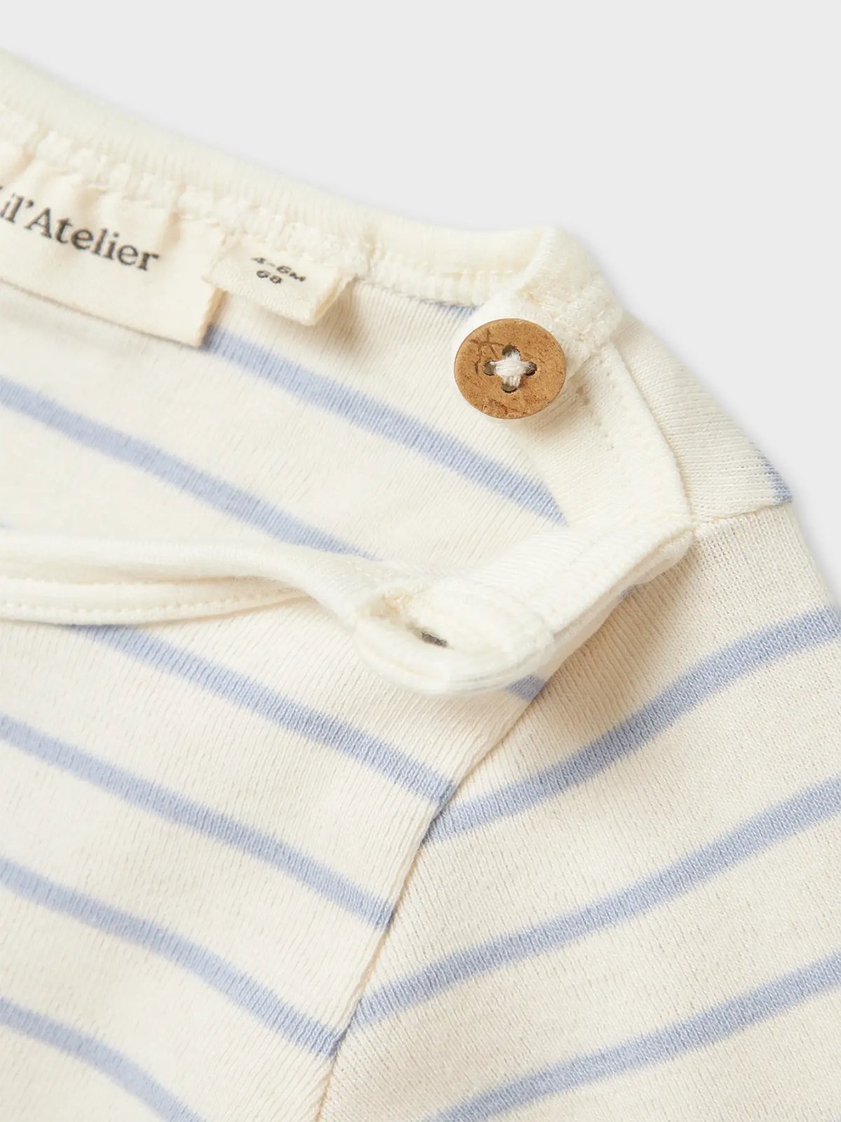 Lil- Atelier Geo Anm Long Sleeve Body Zen Blue