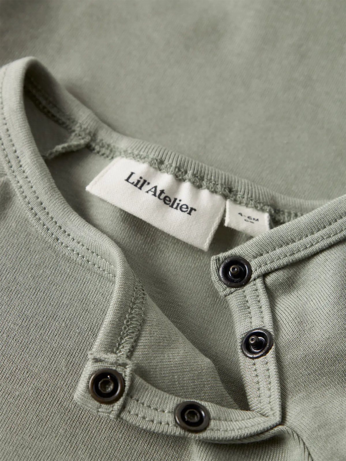 Lil- Atelier Lalo Tab Long Sleeve Slim Body Seagrass