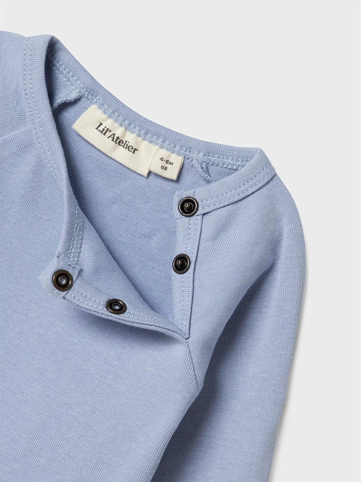 Lil- Atelier Lalo Tab Long Sleeve Slim Body Zen Blue