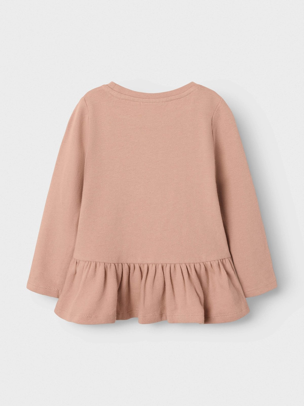 Lil- Atelier Luna Long Sleeve Slim Top Misty Rose