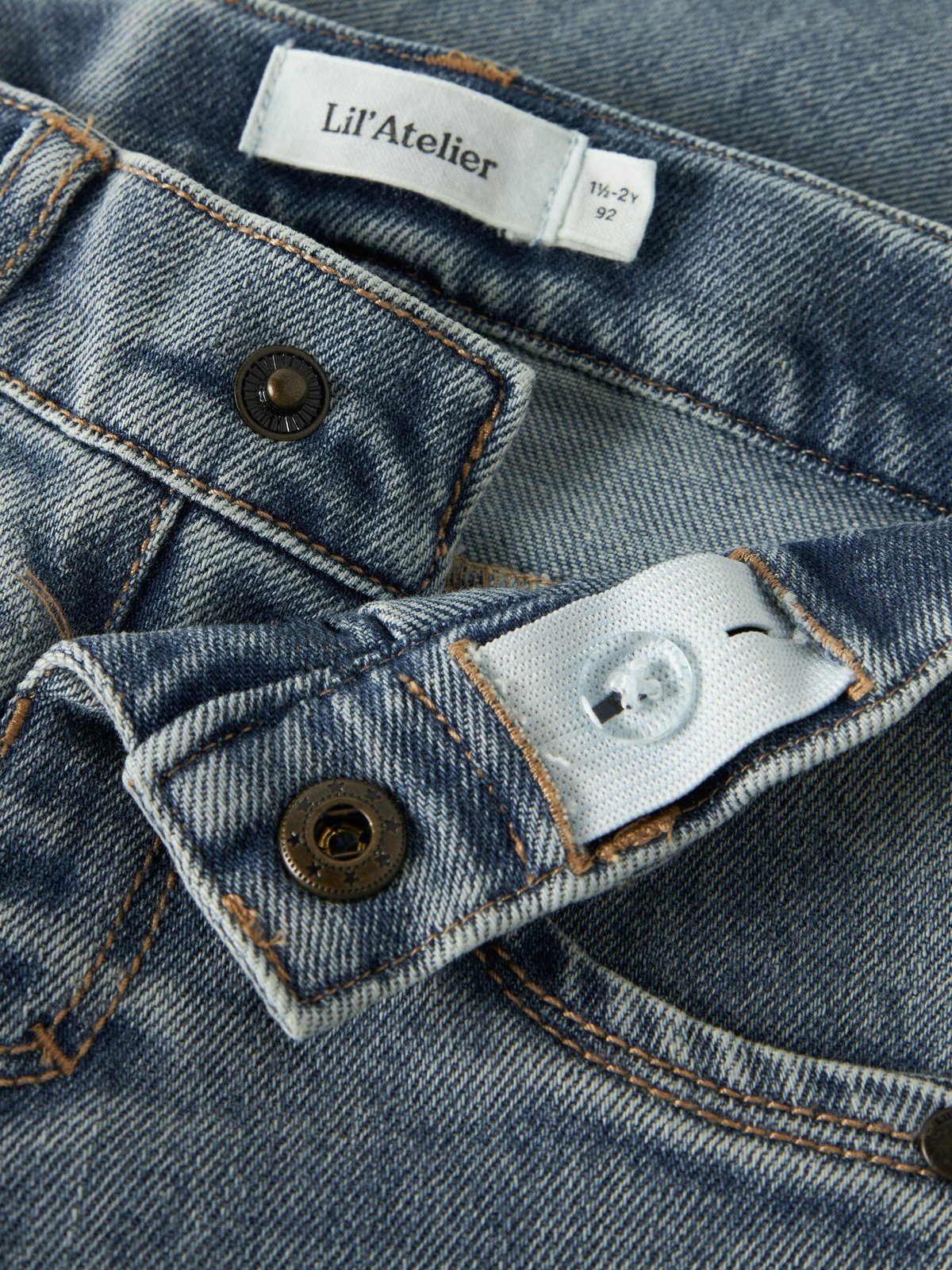 Lil- Atelier Salli Slim Boot Jeans Medium Blue Denim