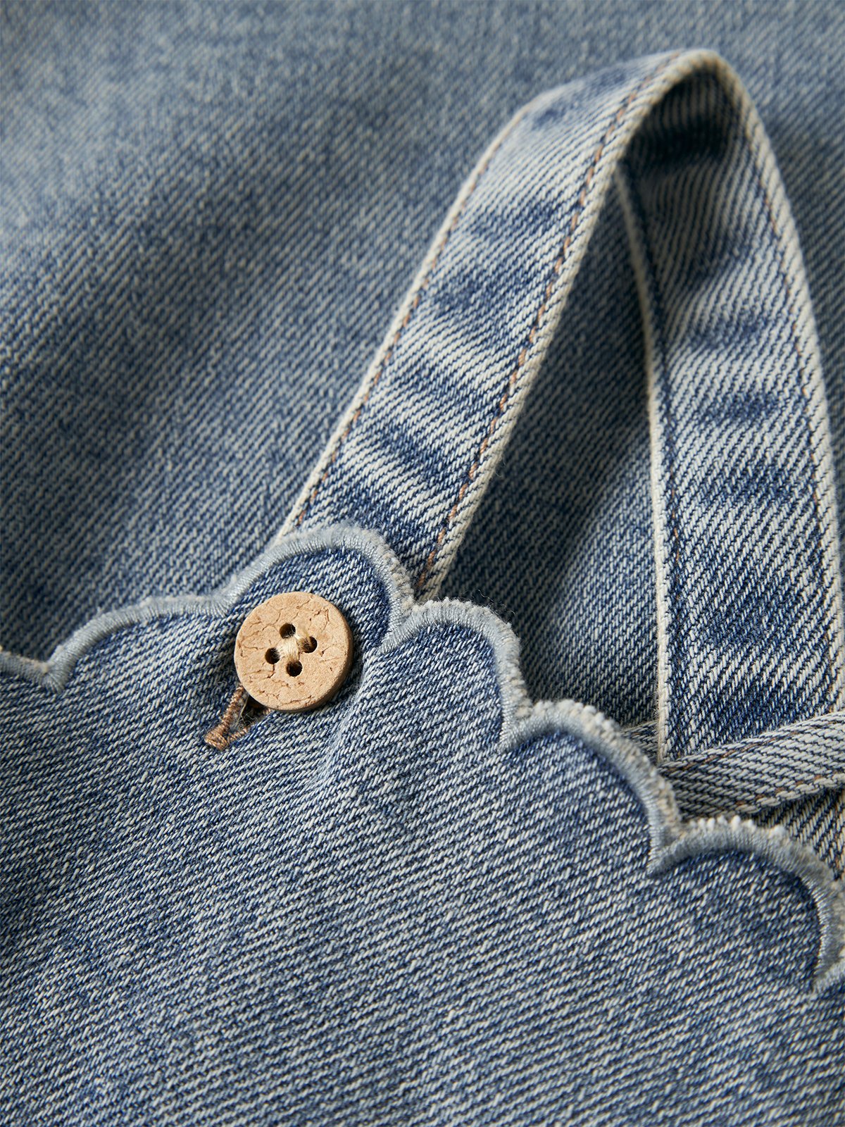 Lil- Atelier Salli Denim Skirtall 2808-Se Medium Blue Denim