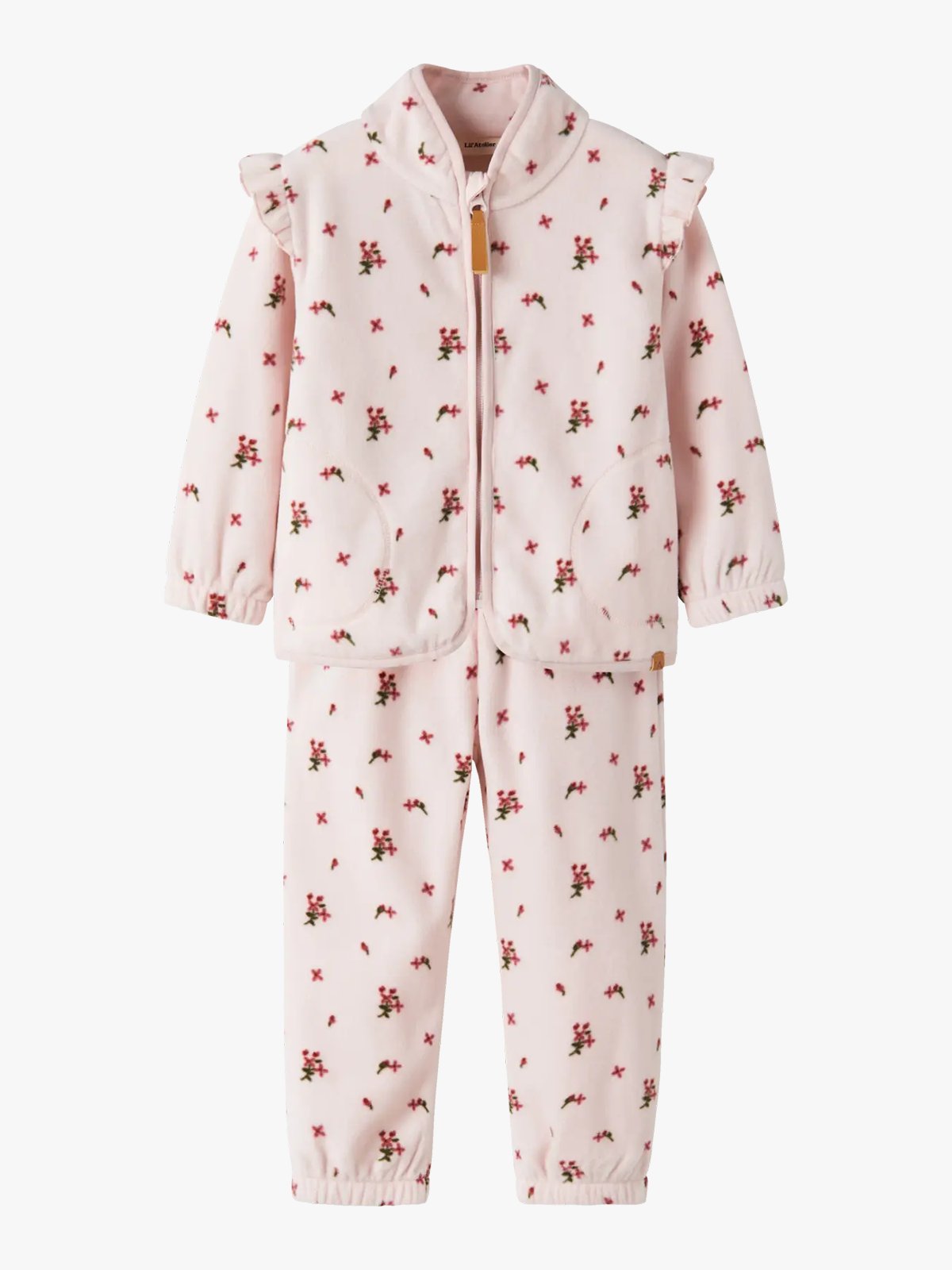 Lil- Atelier Laspektra Fleece Set Aop Hushed Violet Flowers